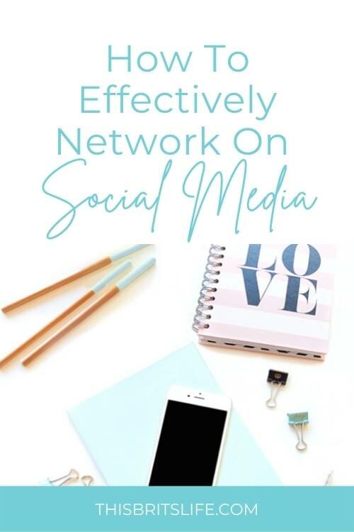 networking on social media effectively