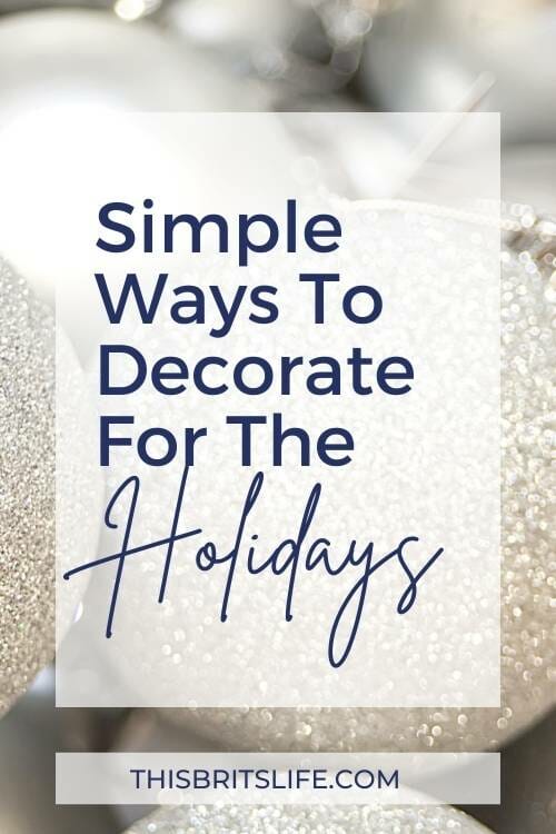 decorate for holidays