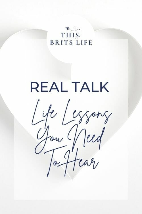 real talk important life lessons