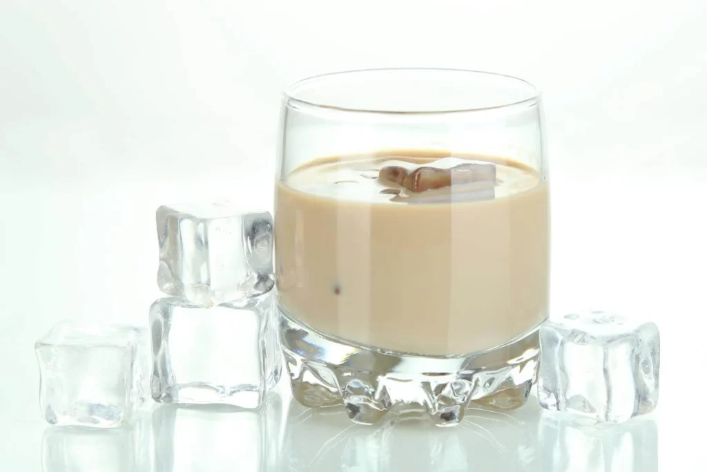 Baileys Irish cream served as a popular British Christmas drink.