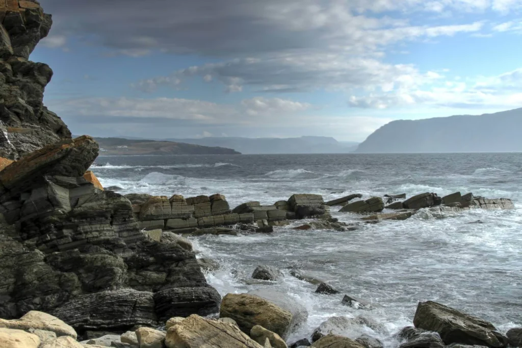 Fjord and mountain landscape in Gros Morne National Park, Newfoundland, one of Canada’s most dramatic national parks.