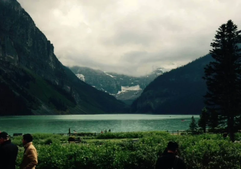 Lake Louise in Banff National Park showing Canada&rsquo;s dramatic mountain landscapes, a highlight for female solo travelers visiting Canada.